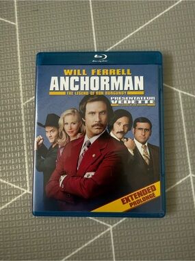 Anchorman: The Legend of Ron Burgundy (Blu‑ray) - Blue Cover